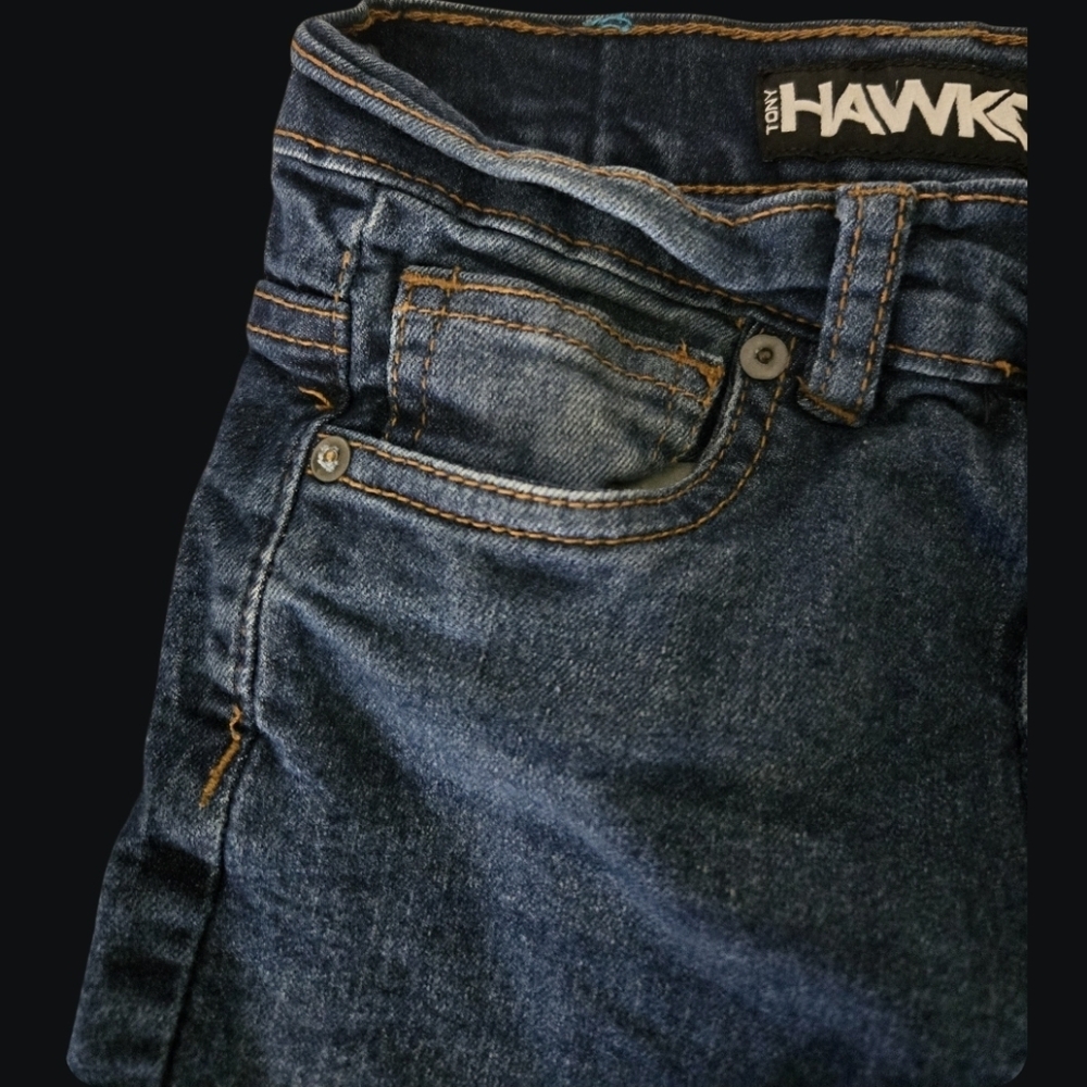 4/$15 Tony Hawk Boys Blue Jeans Sz 6 Pants Fall School Dress Outfit - Picture 6 of 7